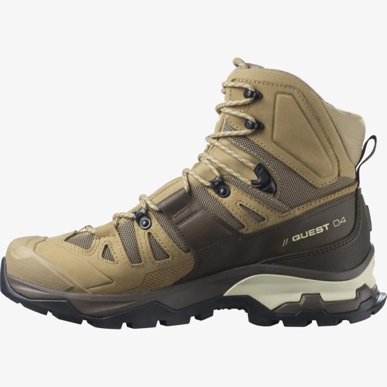 Botas Montaña Salomon Quest 4 GTX Hombre Verde Oliva | MX IOTK523